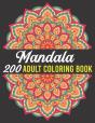 200 Mandala Adult Coloring Book - Preview