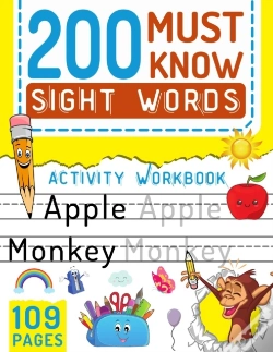 Capa do artigo 200 Must Know Sight Words Activity Workbook