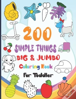 Capa do artigo 200 Simple Things Big & Jumbo Coloring Book For Toddler
