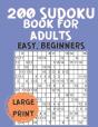 200 Sudoku Book For Adults Easy Beginners - Preview