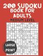 200 Sudoku Book For Adults Medium Level - Preview