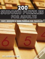 200 Sudoku Puzzles For Adults, Easy, Medium &Hard