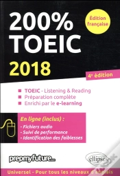 Capa do artigo 200% Toeic 2018 Listening Et Reading 4eme Edition