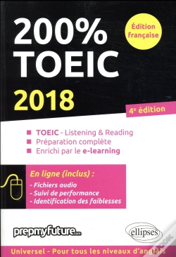 Capa do artigo 200% Toeic 2018 Listening Et Reading 4eme Edition