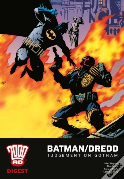 Capa do artigo 2000 Ad Digest: Judge Dredd/Batman