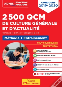 Capa do artigo 2000 Qcm De Culture Générale ; Concours Et Examens Catégorie B Et C ; (Concours 2019/2020)