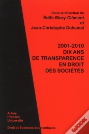 Capa do artigo 2001 2010 Dix Ans De Transparence En Droit Des Societes