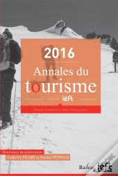 2016 ; Annales Du Tourisme