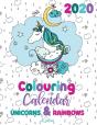 2020 Colouring Calendar Unicorns & Rainb - Preview