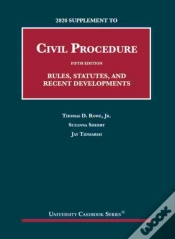 Capa do artigo 2020 Supplement To Civil Procedure, Rules, Statutes, And Recent Developments