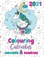 2021 Colouring Calendar Unicorns & Rainbows - Preview