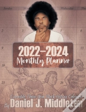 2022-2024 Monthly Planner: Colorable Thr