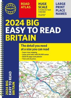 2024 Philip'S Big Easy To Read Britain Road Atlas
