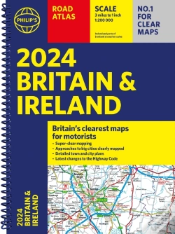 Capa do artigo 2024 Philip'S Road Atlas Britain And Ireland