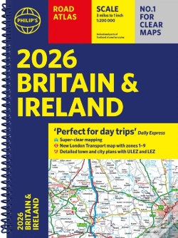 Capa do artigo 2026 Philipâ€™S Road Atlas Britain & Ireland