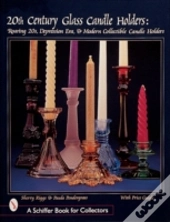 20th Century Glass Candle Holders