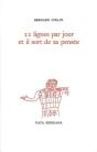 22 Lignes Par Jour Et Il Sort De Sa Pensée - Preview