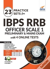 Capa do artigo 23 Practice Sets For Ibps Rrb Officer Scale 1 Preliminary & Mains Exam With 4 Online Tests 4th Edition