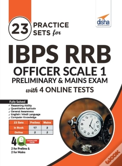 Capa do artigo 23 Practice Sets For Ibps Rrb Officer Scale 1 Preliminary & Mains Exam With 4 Online Tests 4th Edition