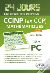 Capa do artigo 24 Jours : Mathématiques ; Ccinp (Ex Ccp) ; Pc (2e Édition)