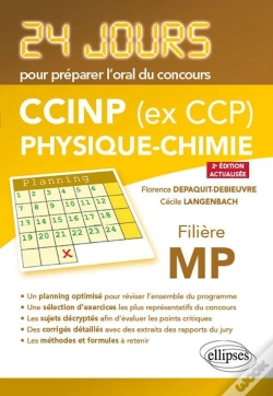 Capa do artigo 24 Jours : Physique-Chimie ; Ccinp (Ex Ccp) ; Mp (2e Édition)