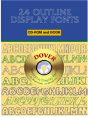 24 Outline Display Fonts - Preview