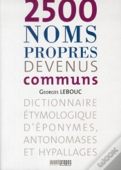 Capa do artigo 2500 Noms Propres Devenus Communs