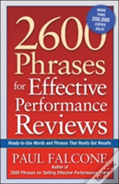2600 Phrases For Effective Performance Reviews
