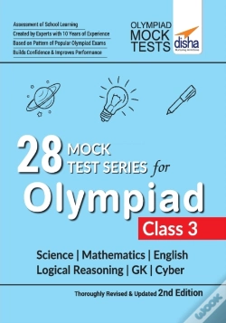 Capa do artigo 28 Mock Test Series For Olympiads Class 3 Science, Mathematics, English, Logical Reasoning, Gk & Cyber 2nd Edition