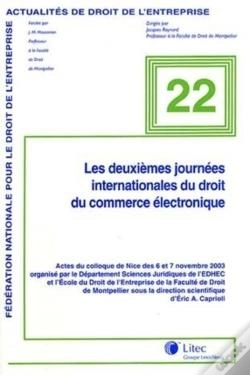 Capa do artigo 2e Journees Internationale Du Droit Du Commerce Electronique