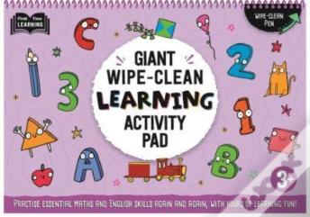 3+ Giant Wipe-Clean Learning Activity Pad