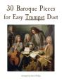 30 Baroque Pieces For Easy Trumpet Duet - Preview