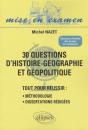 30 Questions D'Histoire-Géographie Et Géopolitique ; Tout Pour Réussir : Méthodologie, Dissertations Rédigées ; Concours D'Entrée Des Écoles De Commerce - Preview