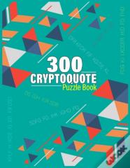 300 Cryptoquote Puzzles Book