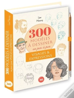 Capa do artigo 300 Modèles À Dessiner En Pas À Pas : Visages & Expressions