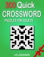 300 Quick Crossword Puzzles For Adults - Preview