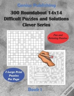 Capa do artigo 300 Roundabout 14x14 Difficult Puzzles And Solutions Clever Series - Book 1