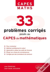 Capa do artigo 33 Problèmes Corrigés Posés Au Capes Mathématiques
