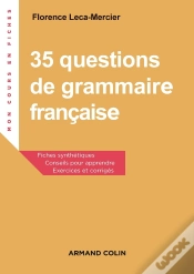 Capa do artigo 35 Questions De Grammaire Française ; Exercices Et Corrigés (2e Édition)