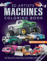 3d Artists Machines Coloring Book
