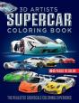 3d Artists Supercar Coloring Book - Preview