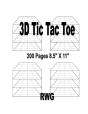 3d Tic Tac Toe : 50 Pages 8.5  X 11 - Preview