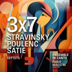 Capa do artigo 3x7: Stravinsky/Poulenc/Satie - Septets - CD