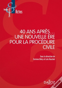 Capa do artigo 40 Ans Après... Une Nouvelle Ère Pour La Procédure Civile