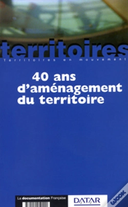 Capa do artigo 40 Ans D'Amenagement Du Territoire