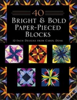 Capa do artigo 40 Bright & Bold Paper-Pieced Blocks