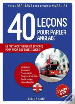 Capa do artigo 40 Leçons Pour Parler Anglais ; L'Anglais Pour Tous
