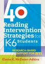 40 Reading Intervention Strategies For K6 Students - Preview