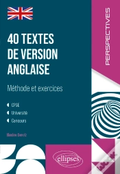 Capa do artigo 40 Textes De Version Anglaise : Méthode Et Exercices