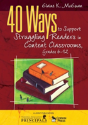 40 Ways To Support Struggling Readers In Content Classrooms, Grades 6-12 - Preview
